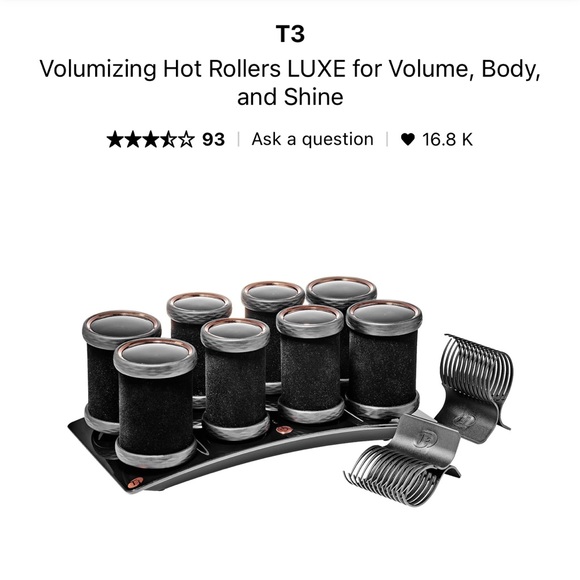 T3 volumizing hot rollers